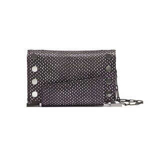 Hammitt Levy Espresso Reserve Wallet Leather Brown Grey Crossbody Bag Handbag NW